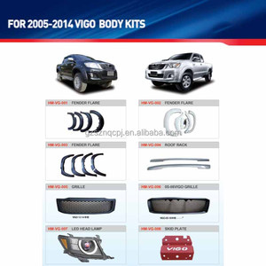 Body Kit for <strong>toyota</strong> HILUX <strong>Vigo</strong> 2005-2015 Modification to Rocoo Front Bumper Head Light Lip Diffuser Engine Hood Accessories - Product Image 4