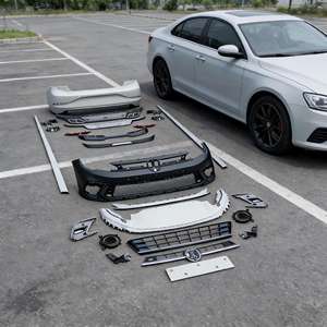 <span class=keywords><strong>Polo</strong></span> <span class=keywords><strong>GTI</strong></span> ชุดชิ้นส่วนรถยนต์ใหม่19POLO R กันชนหน้าประกอบกับกระจังหน้าและฝาครอบไฟตัดหมอกวัสดุพลาสติก - Product Image 4