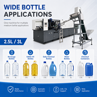 Machine de soufflage automatique de bouteilles PET, capacité moyenne 2,5 L, machine de moulage par soufflage pour bouteilles d'eau, de boissons, d'huile et de produits chimiques