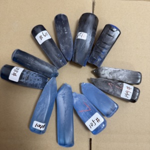 Pierre brute de spinelle bleue non taillée créée en laboratoire, prix de gros, pour la fabrication de bijoux - Product Image 1