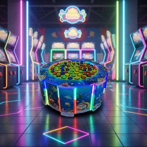 Table de jeu électronique de pêche de style chinois pour l'intérieur, simulateur de carnaval de pêche, machine d'arcade aquatique - Product Image 2