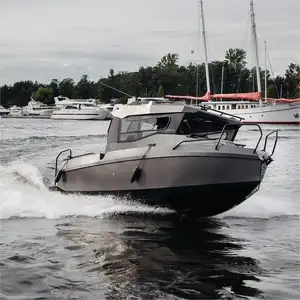 Luxe 6.2m famille aluminium bateau de pêche yacht bateau de patrouille