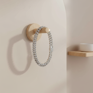 สร้อยคอสัตว์เลี้ยงแบบโซ่คิวบา ดีไซน์หรูหรา ประดับคริสตัลเพชร วัสดุโลหะผสมสังกะสี แข็งแรง ทนทาน แฟชั่นใหม่ล่าสุด - Product Image 2