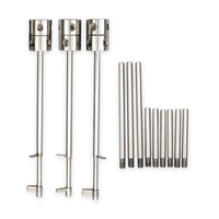 3 pcs/set HuaShi Fournitures de serrurier Diebold Safe Leaf Cylinder Lock Picks Levier Tumbler Lock Locksmith Picks S/M/L Size