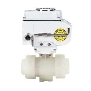 Válvula de Bola de 2 Vías DN50 de 1 Pulgada, de PVC, con Actuador de Encendido/Apagado DC24V, para Agua y Aceite - Product Image 4