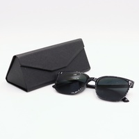 Sac de lunettes en cuir avec logo personnalisé pochette boîte en papier emballage pour lunettes de soleil étui à lunettes de soleil pour lunettes