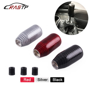 Carbon Fiber Gear <b>Shift</b> <b>Knob</b> SFN033 Black Silver Red Ergonomic Car Gear <b>Knob</b> - Product Image 2