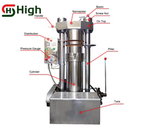 Automatische Hydraulische Oliepers Koude Machines Multifunctionele Sesamzonnebloempitten Cacaolikeur Boter Walnoot Avocado