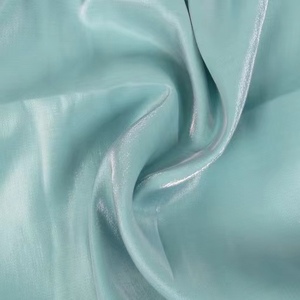 قماش بوليستر من الزجاج اللامع مصبوغ بنمط مصبوغ من الحرير الصناعي المنسوج لفستان لامع ناعم بلوزة لعبة ملابس للفتيان والفتيات - Product Image 5