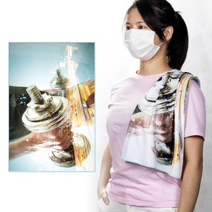 ผ้าเช็ดตัวเย็นพิมพ์โลโก้ตามสั่ง ขนาดใหญ่ 60x40 ซม. |   ของขวัญสำหรับกีฬากลางแจ้งและฟิตเนสแบบซับลิเมชั่นเย็นฉับพลัน - Product Image 2