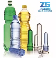 Souffleuse de bouteilles en plastique PET semi-automatique avec moteur Mitsubishi PLC et composants AirTac, capacité 500 ml-2 L