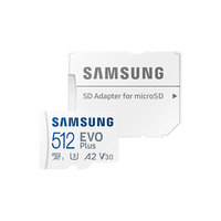 Carte mémoire Samsung EVO PLUS originale 64 Go 128 Go 256 Go 512 Go 512 Go Micro TF Flash SD jusqu'à 160 Mo/s pour caméra IP