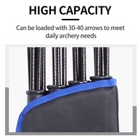 Tir à l'arc flèches sac carquois 4 Tubes réglable taille ceinture suspendu support composé arc classique chasse formation accessoires de stockage