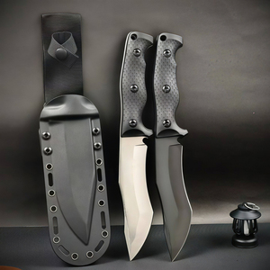 มีดพับยุทธวิธีใบมีดตรงสแตนเลสคุณภาพสูง KB รับประกัน 1 ปี - Product Image 4