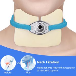 Collar de traqueotomía de neopreno reutilizable suave para adultos EOS Post-cirugía de cuello soporte de tubo de catéter traqueal consumibles médicos - Product Image 5