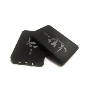 Boîte en métal personnalisée, résistante aux enfants, rectangulaire, mini-boîte à cigarettes, boîte en métal CR à l'épreuve des enfants, boîte à épices avec support inférieur - Product Image 1