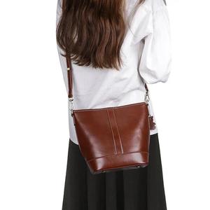 AndoBag Retro Shoulder <b>Bags</b> for Women, Genuine Leather Satchel Purse, Casual Crossbody <b>Bag</b> with Two <b>Straps</b> 1848 - Product Image 6