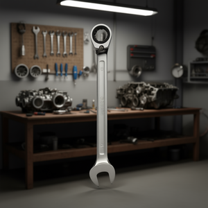 Llave Combinada Fasano de 17 mm con Mecanismo de Trinquete, Herramienta de Reparación Automotriz - Product Image 3