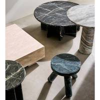 GOLDTOP ODM/ODM Meubles de luxe italiens Table de chevet en marbre d'onyx rose Table d'appoint en marbre haut de gamme à vendre