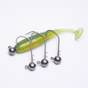 <b>Tungsten</b> Steel Lead Head Hook Small Size For Bass Freshwater Lure Fishing - Product Image 1