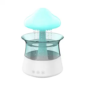 Nouvelles inventions dans les appareils ménagers difusores de aroma hôtel pluie goutte d'eau champignon l'humidificateur nuage de pluie personnaliser