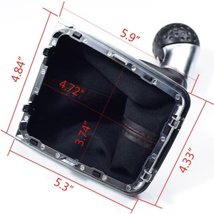 Funda a Prueba de Polvo para Palanca de Cambios Manual de 5 y 6 Velocidades para Volkswagen VW <span class=keywords><strong>Golf</strong></span> <span class=keywords><strong>7</strong></span> MK7 VII GTI GTD 2013-2018 - Product Image 6