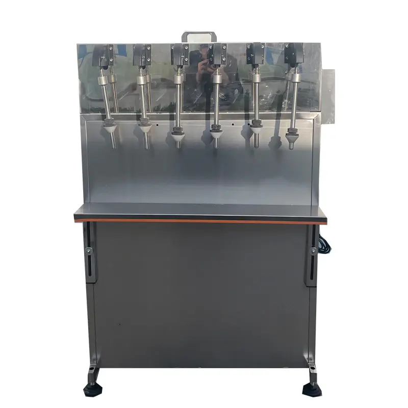 Llenadora de botellas de cerveza semiautomática de gran oferta/proveedor comercial de equipos de embotellado de vino