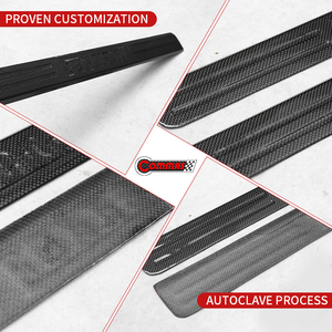 Seuil de porte de voiture en fibre de carbone sèche de haute qualité pour Ferrari 488 GTB - Product Image 3