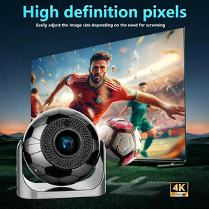 Yjmoye โปรเจคเตอร์แบบพกพา4K แอนดรอยด์ไร้สาย Wi-Fi 6 5.0ออกแบบบ้านใช้งานกลางแจ้ง - Product Image 2