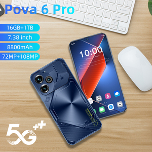Pova 6 Pro 5G <span class=keywords><strong>Android</strong></span> 14 8800mAh chờ màn hình HD lớn Deca Core Dual Sim 2GB RAM Techno điện thoại đen xem trượt Đen di động - Product Image 5