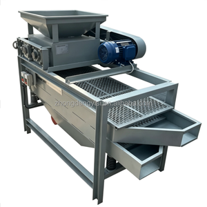 Equipo Eléctrico Automático para Procesamiento de Nueces, Descascarillador de 500 kg/h, Multifuncional, de Alta Eficiencia, para Almendras y Avellanas - Product Image 1