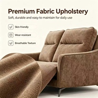 Canapé d'angle modulaire de luxe moderne en forme de L avec chaise longue et surface en tissu confortable pour appartement, hôtel et villa