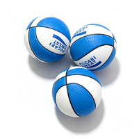 Porte-clés anti-stress mini-ballon de basket personnalisé avec logo d'usine, en gros, avec crochet en alliage de zinc pour club de basket et événements sportifs