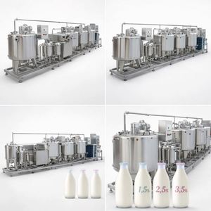 Machine industrielle de fabrication de yaourt grec, de lait et de pâtes de yaourt, pour le mélange, la pasteurisation et la fermentation à petite échelle - Product Image 3