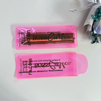 Sacs en plastique personnalisés pour pince à épiler petit sac d'emballage de brillant à lèvres personnalisé sac de pochette à outils en peau de PVC transparent et transparent