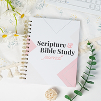 Libro DE ESTUDIO DE LA Biblia con impresión personalizada, diario de gratitud, cuidado personal, diario de oración espiritual, cuaderno de sermón inspirador, cuaderno de trabajo