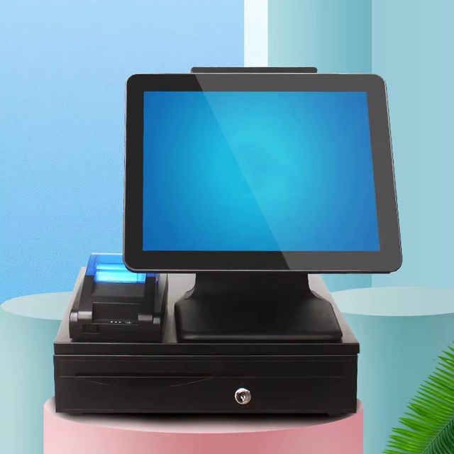 15.6inch Double Touch Screen Cash Register Billing POS Machine AIO POS System Offline Payment for Retail Restaurant Hospitality