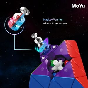 NOUVEAU 2023 MF8851-52 <span class=keywords><strong>Moyu</strong></span> <span class=keywords><strong>cube</strong></span> RS Pyramide magnétique Speed cube3x3 Maglev cubes magiques puzzle jouets éducatifs enfants - Product Image 4