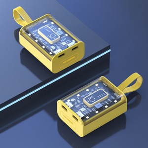 Power Bank Portatile 10000mAh/20000mAh Ricarica Rapida Caricabatterie Integrato per Telefono Cellulare Trasparente con Funzione Impermeabile - Product Image 4