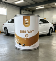 Peinture automobile polyuréthane métallique multicolore, couche de finition haute couvrance 1K 2K, revêtement liquide en spray pour la rénovation et la réparation automobile
