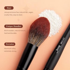 Per Jessup grande faccia Kabuki pennelli per il trucco Set 3 pezzi T274 e T517 personalizzabili per applicazioni labbra e viso