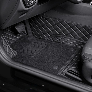 พรมปูพื้นหนังรอบทิศทางสำหรับรถพวงมาลัยขวาพรมแบบกำหนดเองสำหรับรถพวงมาลัยขวาสำหรับรถบีดี - Product Image 1