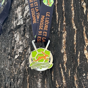 Aimants de réfrigérateur personnalisés <span class=keywords><strong>Le</strong></span> Lièvre et la Tortue, Médaille de marathon en émail souple avec cordon, Médailles de finisseur de course sportive pour événements - Product Image 5