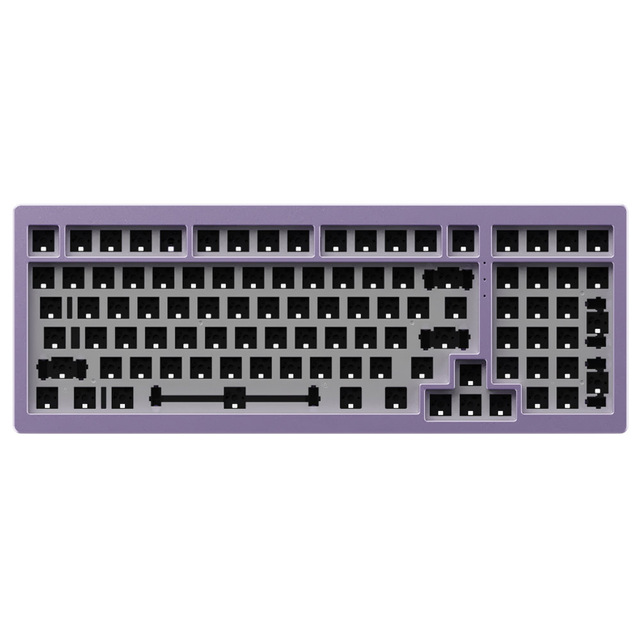 Custom CNC Machined Aluminum Mechanical Keyboard Shell Anodized Gaming Keyboard Case OEM Precision