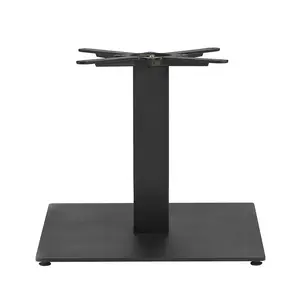 Pedestal redondo de metal para exteriores Rv Square Vintage Base de mesa Pedestal cuadrado circular Base de mesa al por mayor