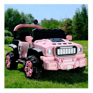 Kids Electric Control Car Dual 390 Motor 12V7Ah Battery <b>Panel</b> App Access Music <b>Light</b> Flash Shock Tire Ages 2-4 Plastic - Product Image 6