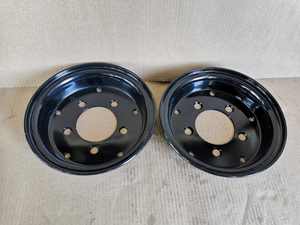 Vente en gros aéroport GSE roue 4.00-8 pneu bonne qualité 5 trous jante en acier fendu 3.75-8 blanc noir gris bleu 3.00-8 - Product Image 3