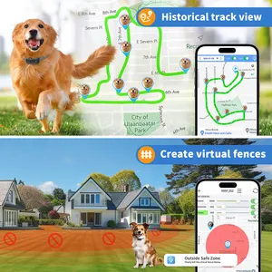 Multifunctionele Smart 4G Outdoor Anti-Verloren Activiteit Monitor Jacht Hond Halsband Locator Gps Tracker Voor Real Time Tracking Huisdier