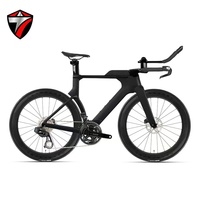 Vélo de triathlon TT léger en fibre de carbone, les câbles sont entièrement intégrés, adapté aux compétitions de triathlon professionnelles