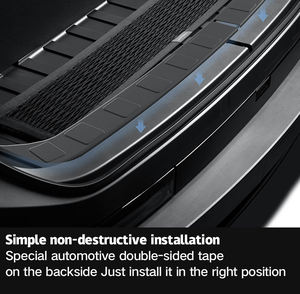 Protector de Umbral de Maletero Delantero para Tesla Cybertruck, Protector de Puerta de Maletero de TPE Antiarañazos - Product Image 3